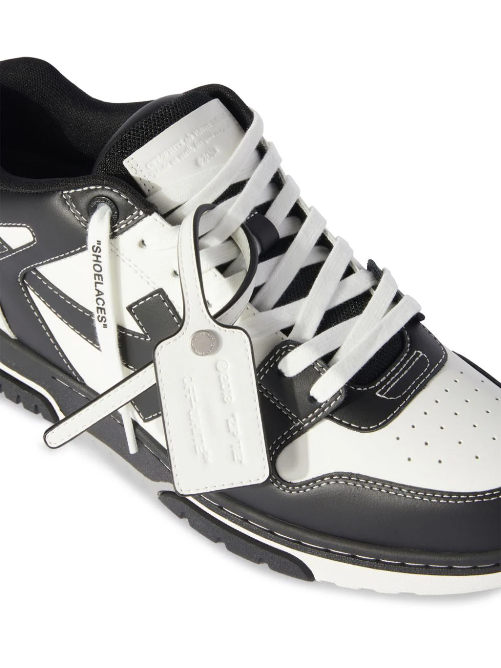 Off-White Logic Out Of Office Leather Sneakers