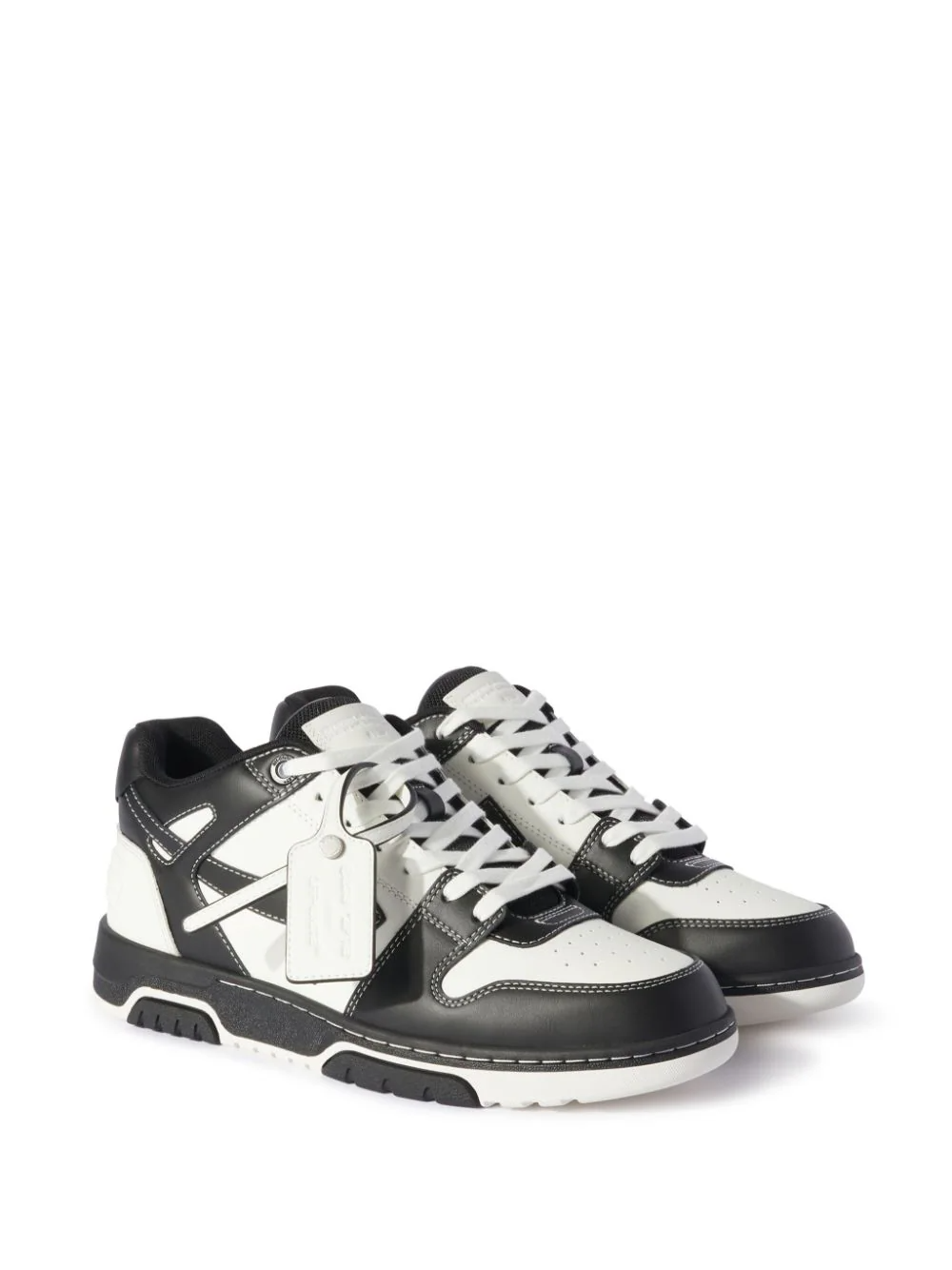 Off-White Logic Out Of Office Leather Sneakers