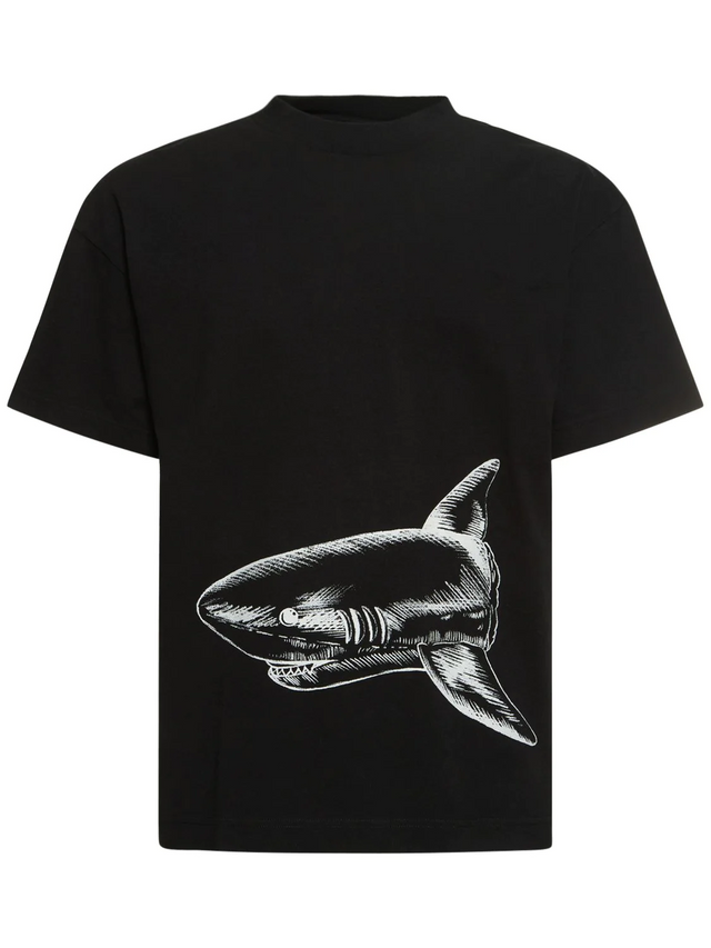 Palm Angels Broken Shark cotton jersey t-shirt