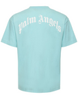 Palm Angels Shark Print T-Shirt Ice Blue