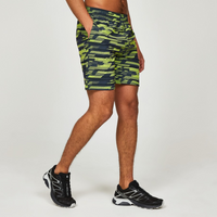 Montirex Digital Camo Shorts Lime