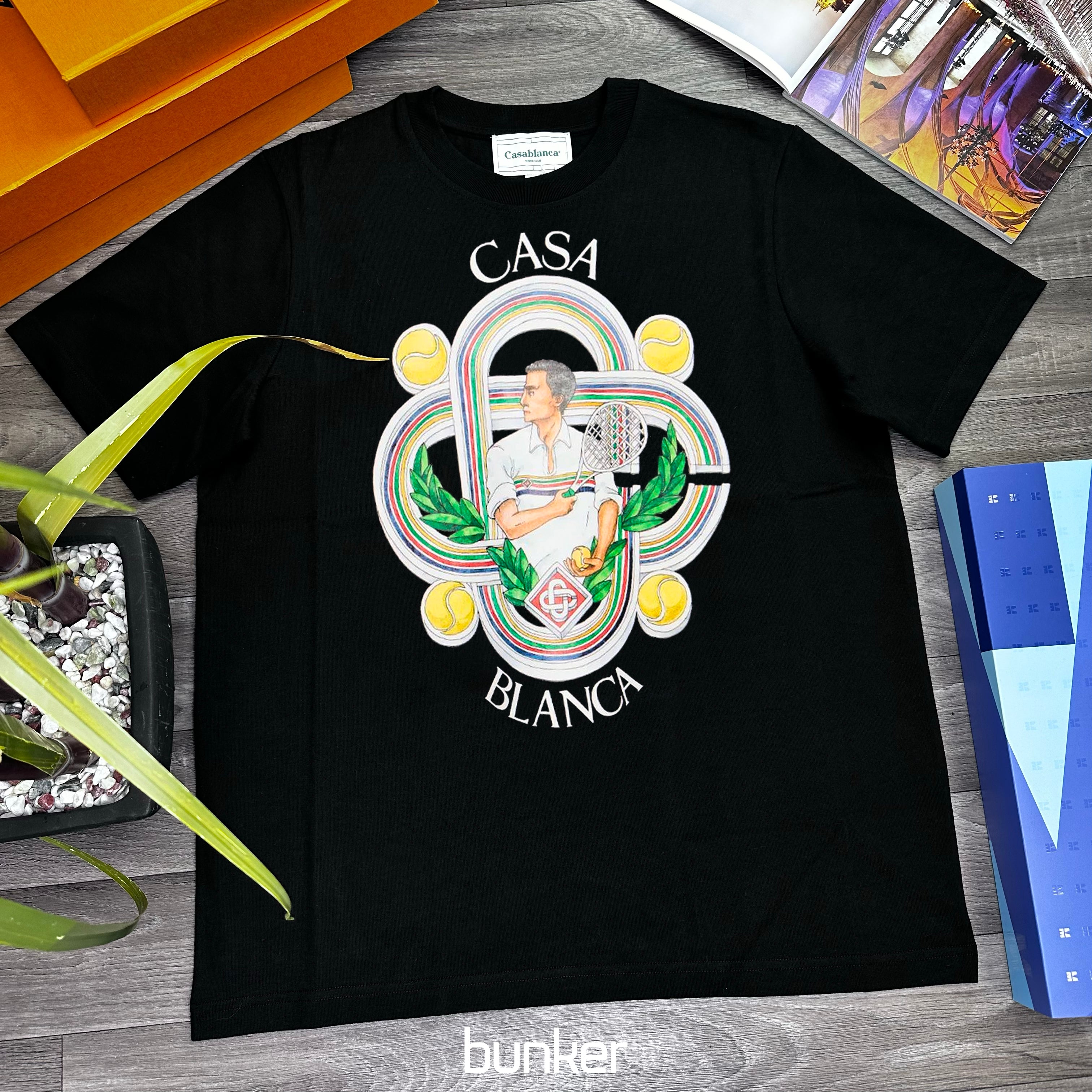 Casablanca Le Joueur organic cotton t-shirt