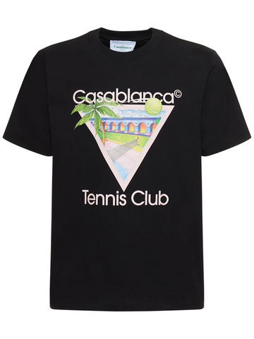 Casablanca Tennis Club organic cotton t-shirt