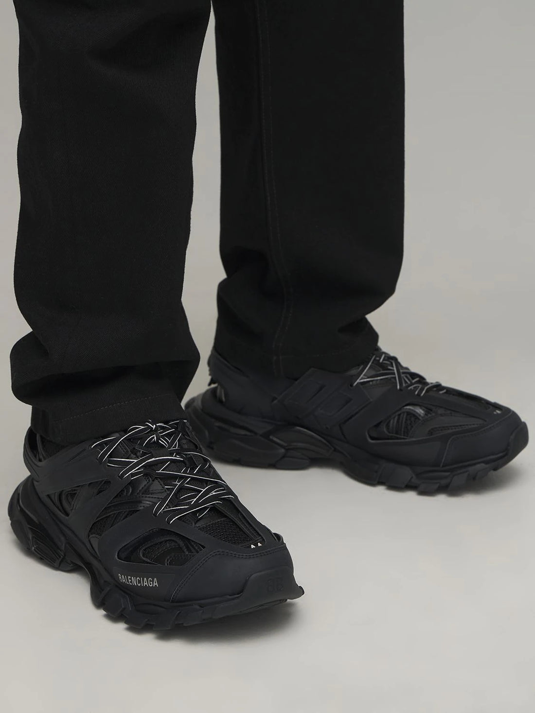 Balenciaga 50mm M Track E Sneakers Black