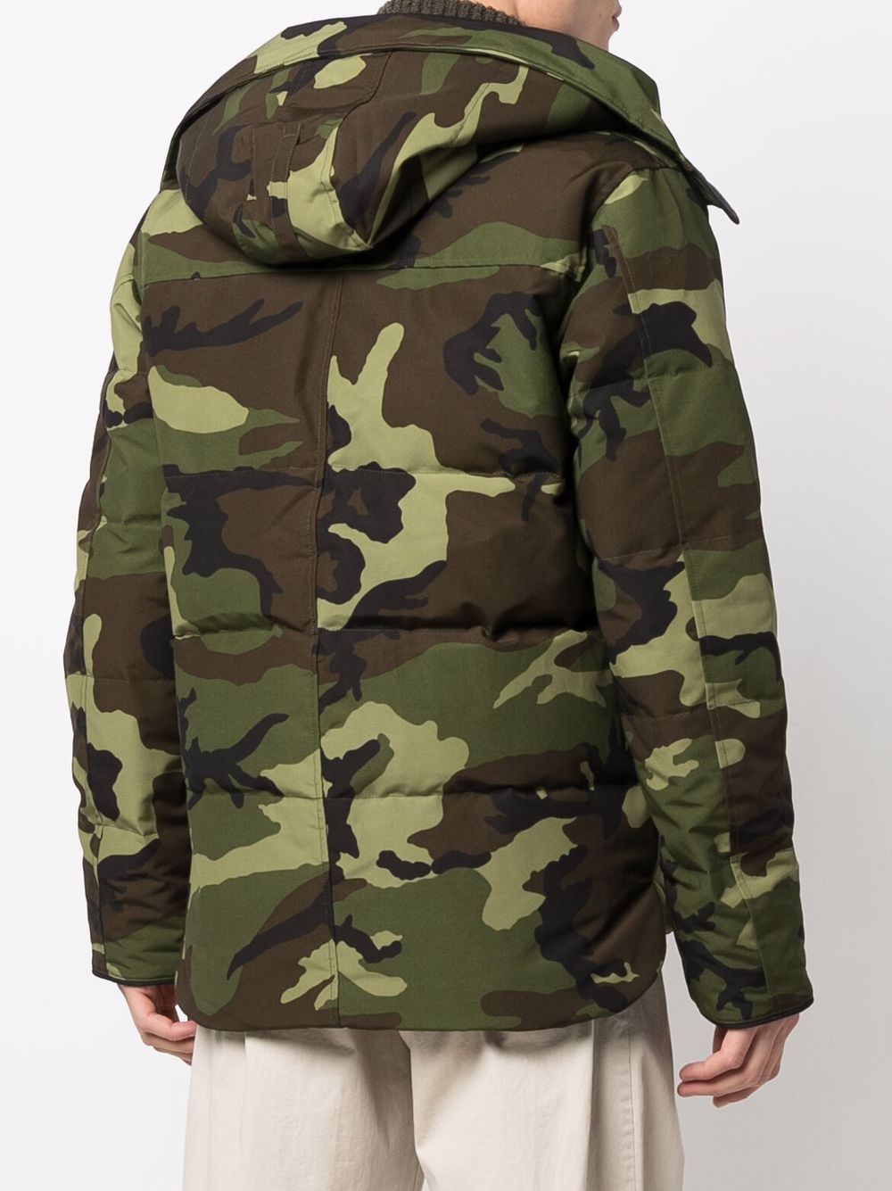 Canada Goose MacMillan Camouflage Print Jacket Green