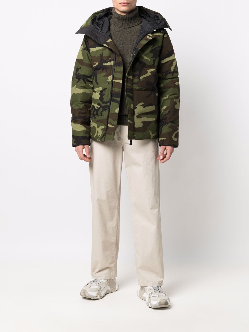 Canada Goose MacMillan Camouflage Print Jacket Green